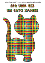 Gato xadrez colorir  Black Friday Pontofrio