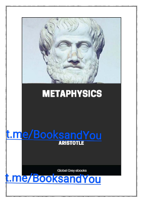 Metaphysics (by ARISTOTLE).pdf - dirzon