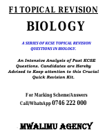 KCSE F1 BIOLOGY TOPICALS.pdf - dirzon